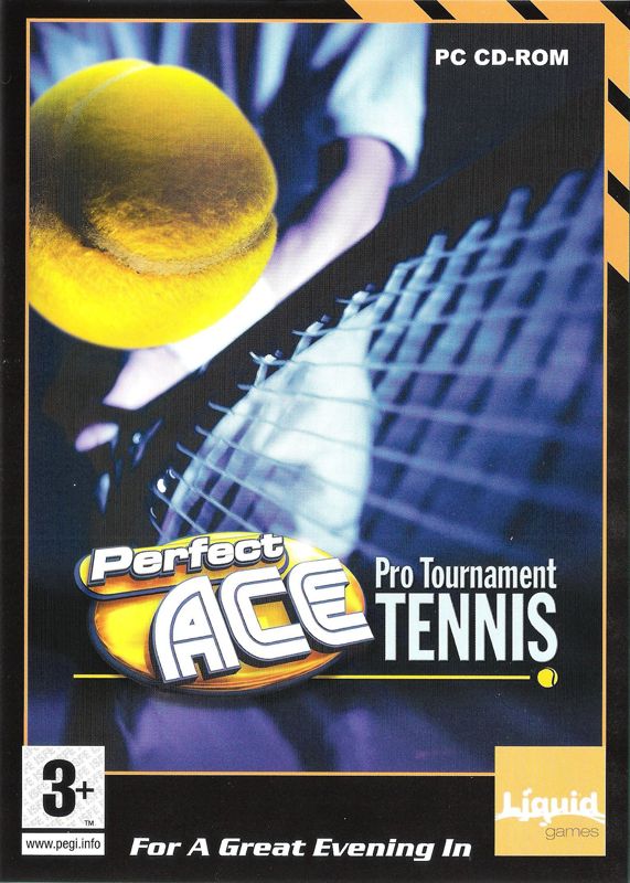 Perfect Ace: Pro Tournament Tennis box art for Playstation 2